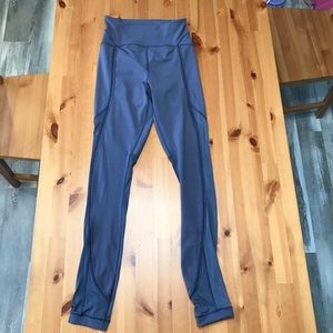 Lululemon high rise mesh shadow blue